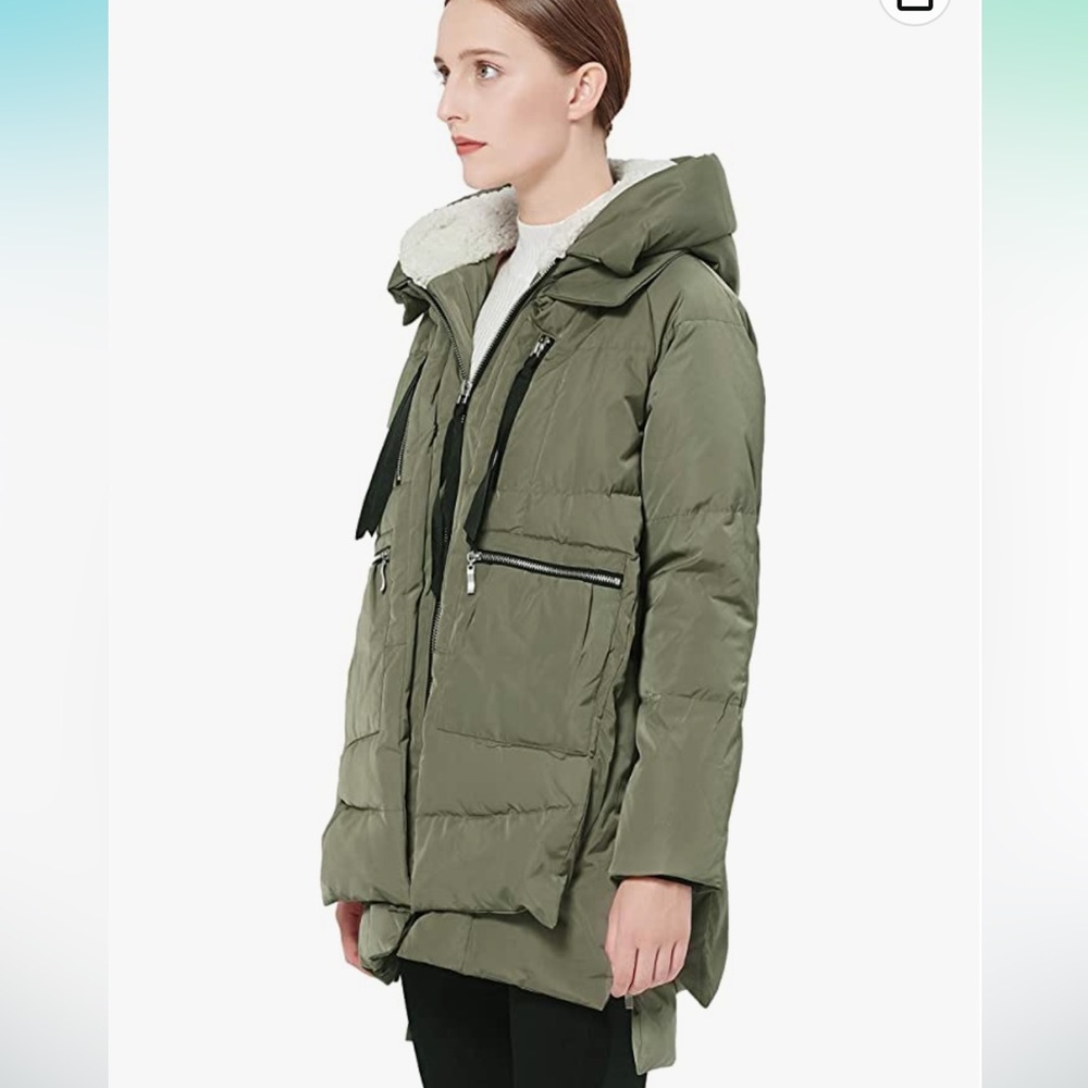 Orolay jacket - trendy and stylish . green size medium